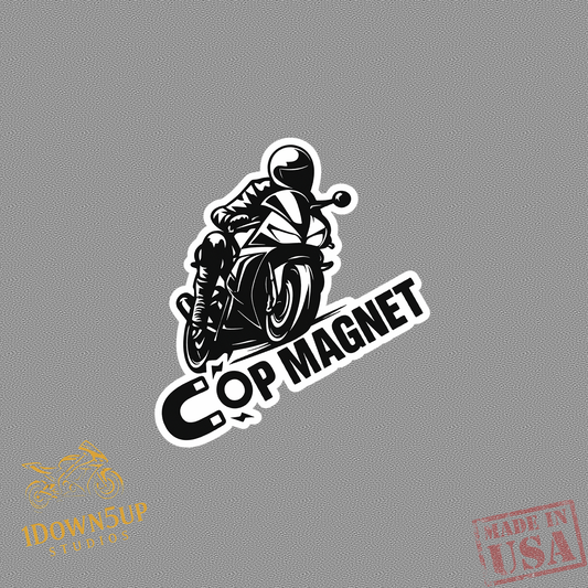 Cop Magnet Sticker (3x3)
