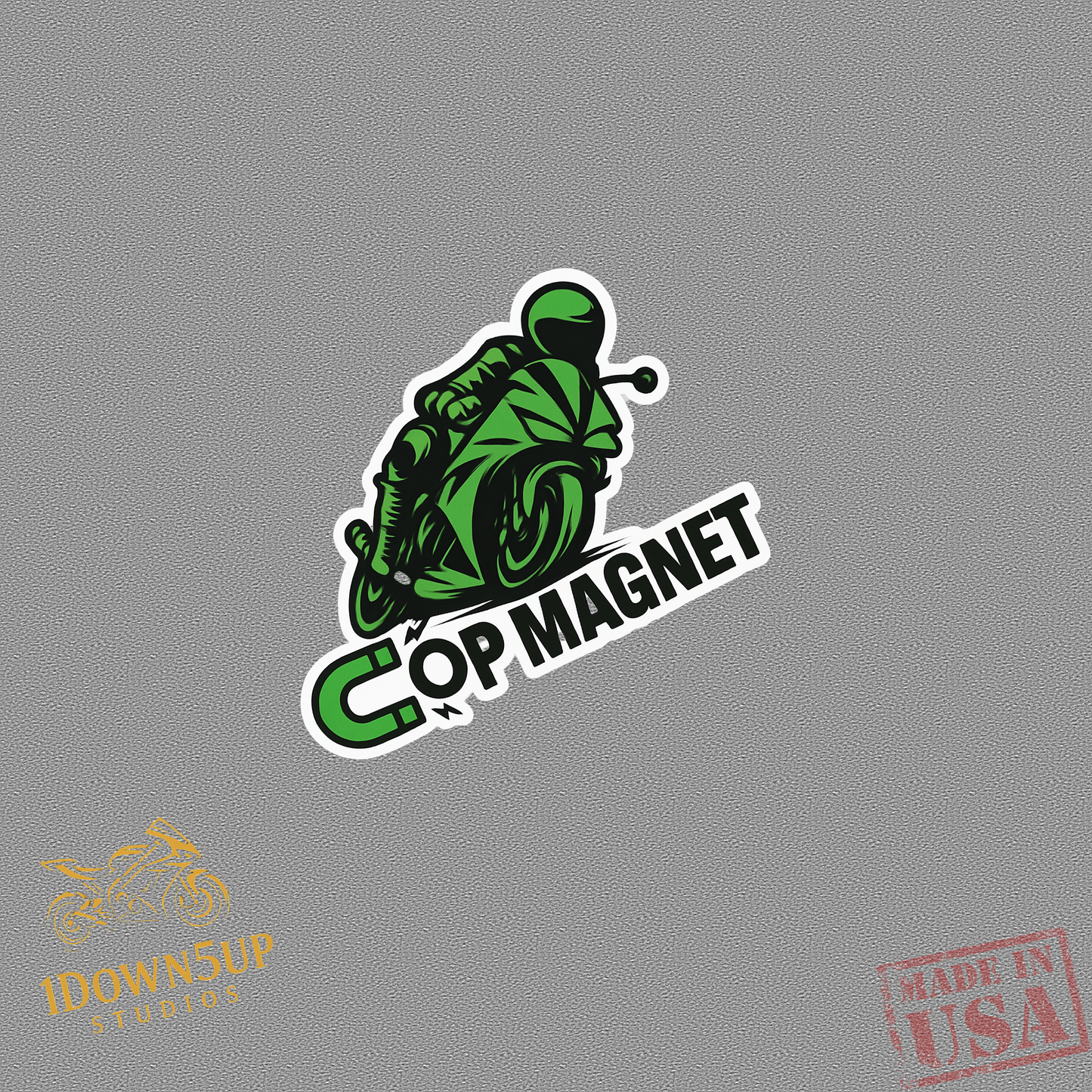 Cop Magnet Sticker (3x3)
