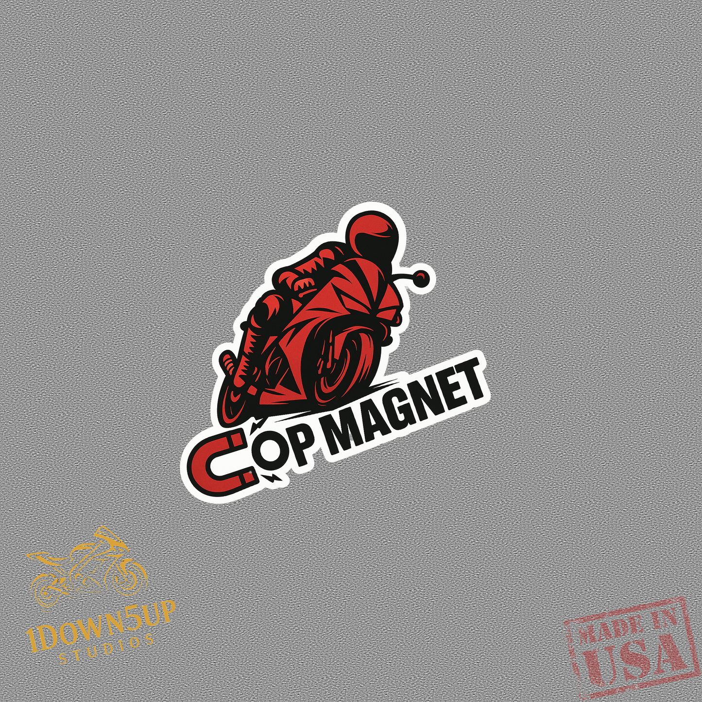 Cop Magnet Sticker (3x3)