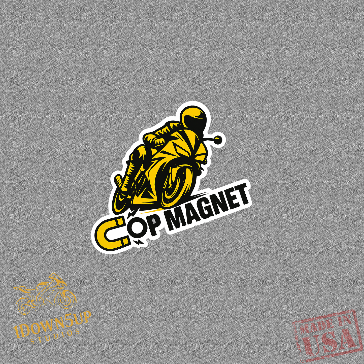 Cop Magnet Sticker (3x3)