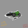 I Will Run Sticker (3x3)