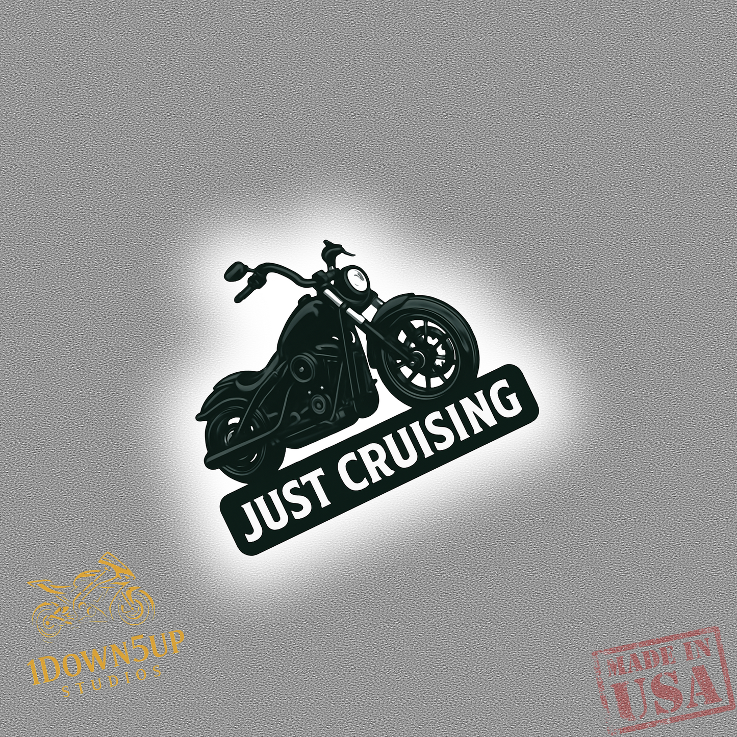 Just Cruising Sticker (3x3)