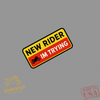 New Rider Sticker (5x5)