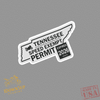 Tennessee Speed Permit Sticker (3x3)